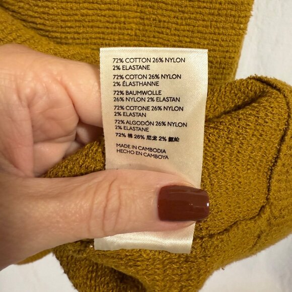 Free People Ottoman Slouchy Green Oversized Tunic Sweater Size S - Picture 4 of 7